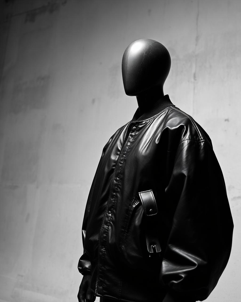 Bombér Leather Oversized